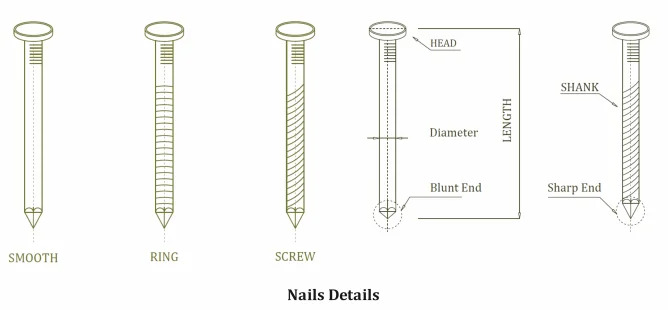 Stainless Steel Framing Nails